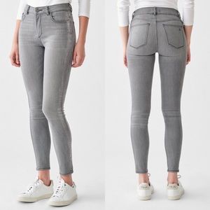 DL1961 MARGAUX SKINNY in BLIZZARD grey, 26